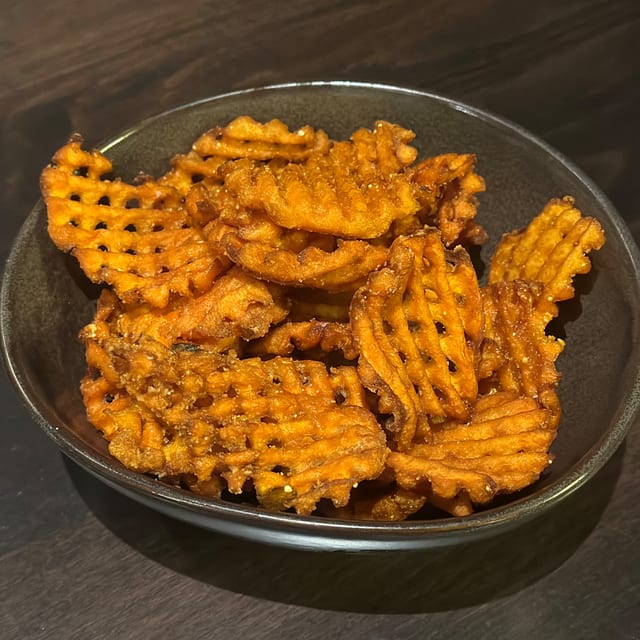 V Sweet Potato Fries.